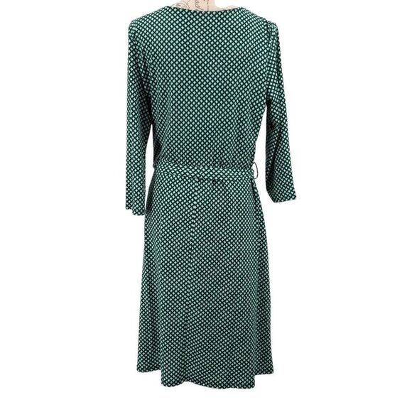 41 Hawthorn Surplice Jersey‎ Long Sleeve Wrap Dress W/ Tie Belt Green Size XL - Picture 7 of 9